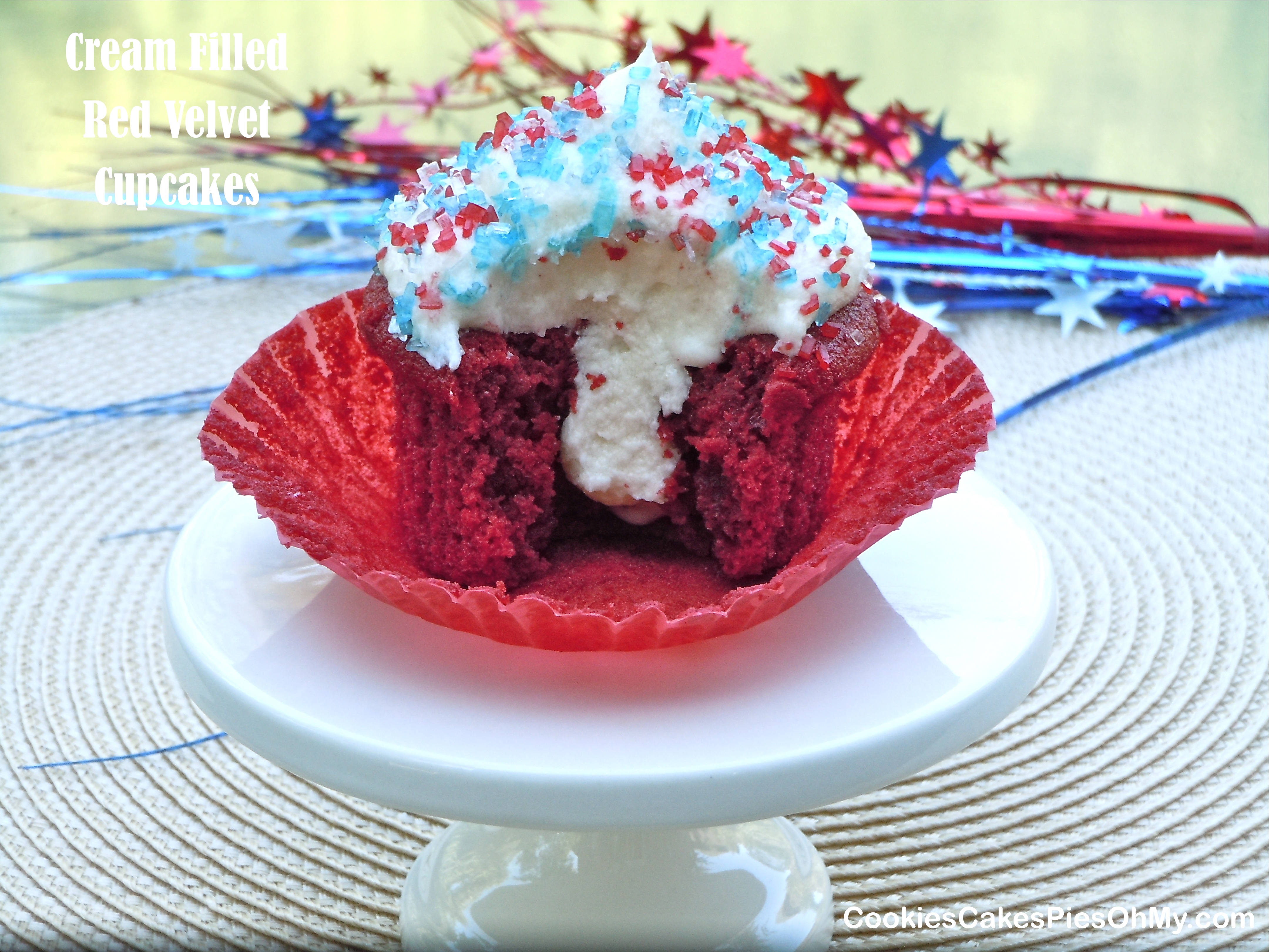 8 Photos of Red Velvet Cream Filled Cupcakes