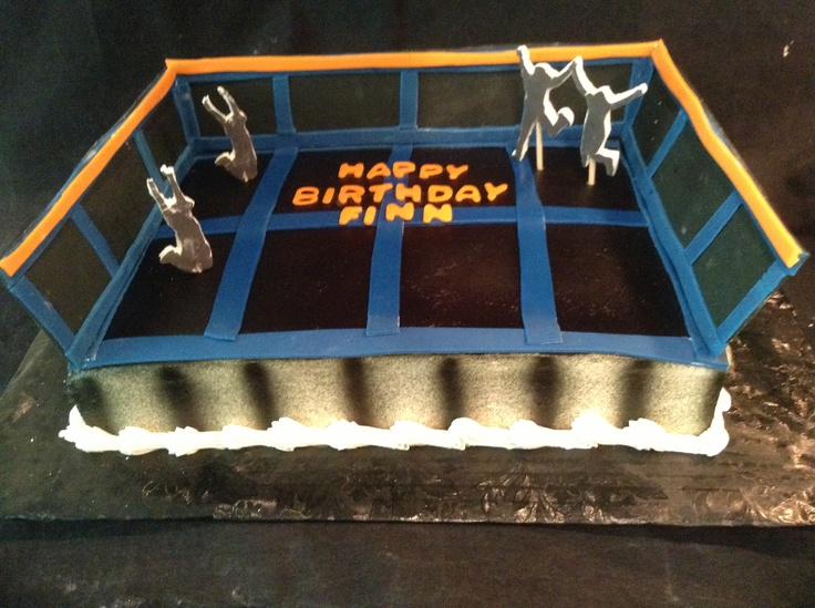 Sky Zone Birthday Cake