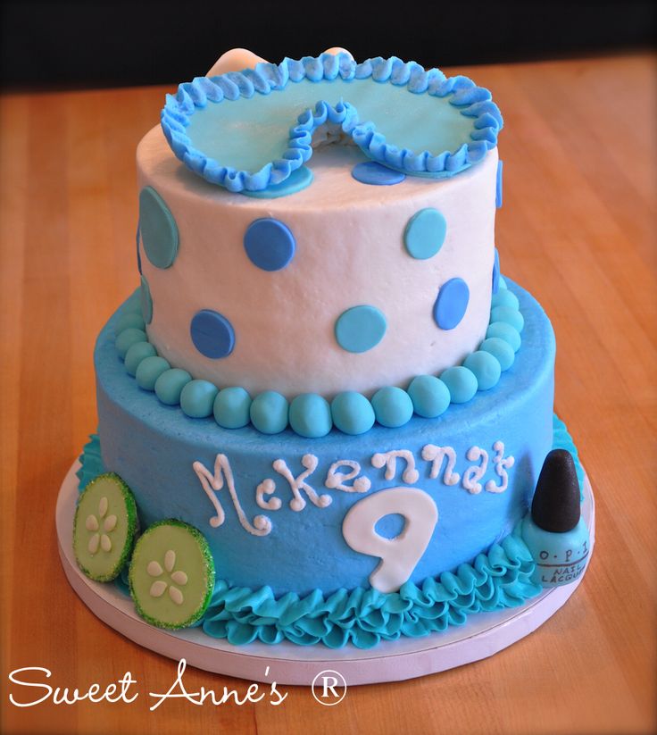 Spa Party Cake Ideas