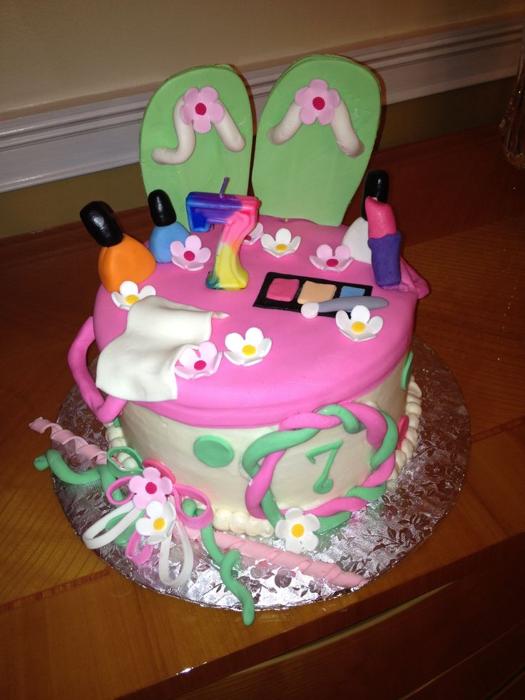 Spa Party Cake