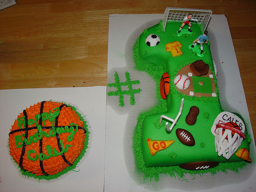 9 Photos of Cool Sports Birthday Cakes For Boys