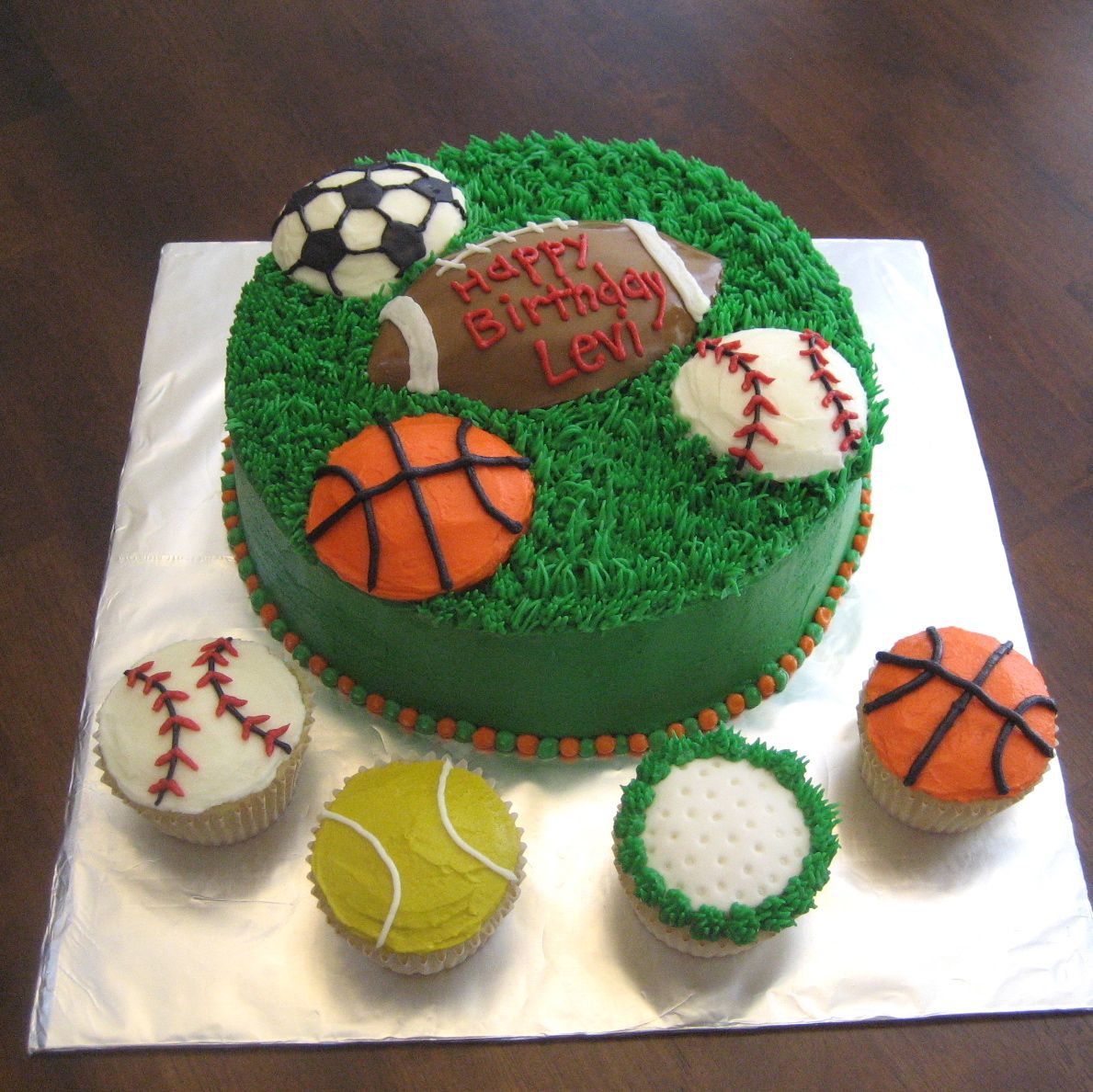 Sports Birthday Cake