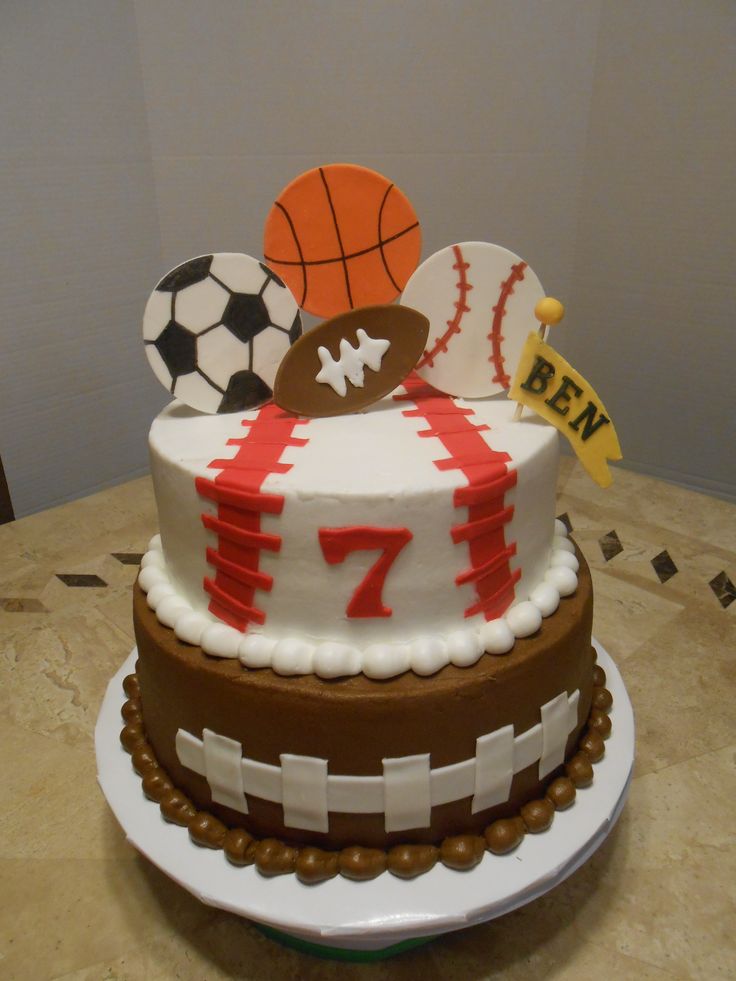 Sports Birthday Cake