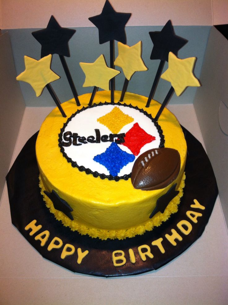 Steelers Birthday Cake