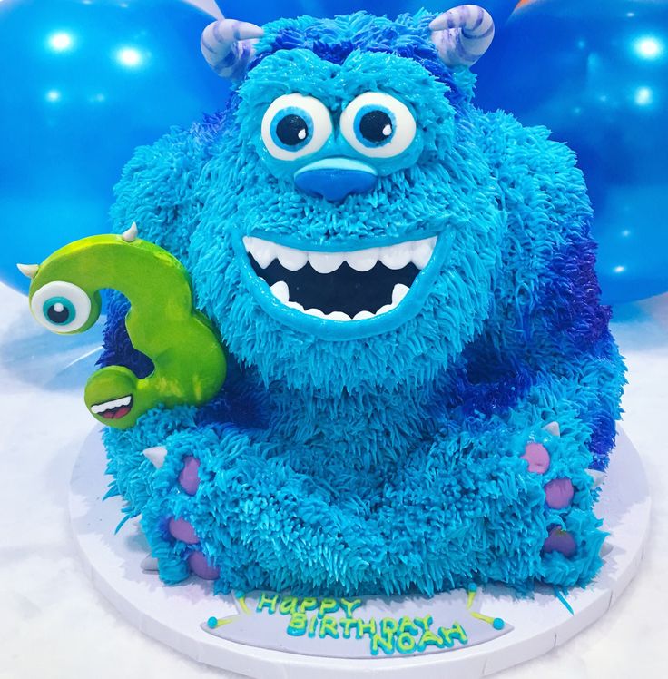 Sully Monsters Inc Cake