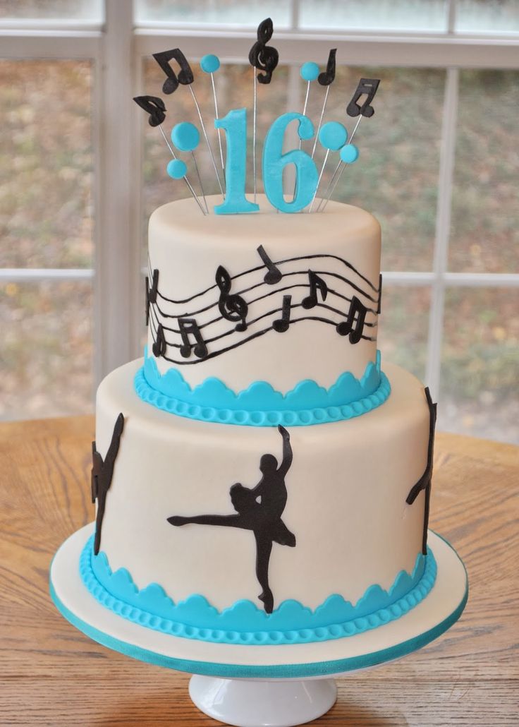 Sweet 16 Dance Cake