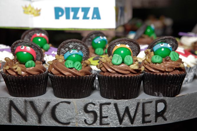 Teenage Mutant Ninja Turtle Cupcakes