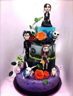 Tim Burton Birthday Cake