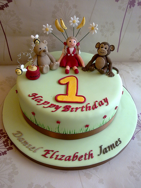 Triplets 1st Birthday Cake