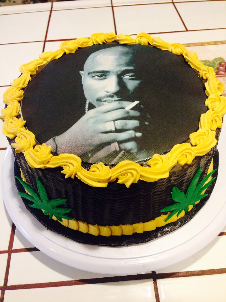 Tupac Birthday Cake