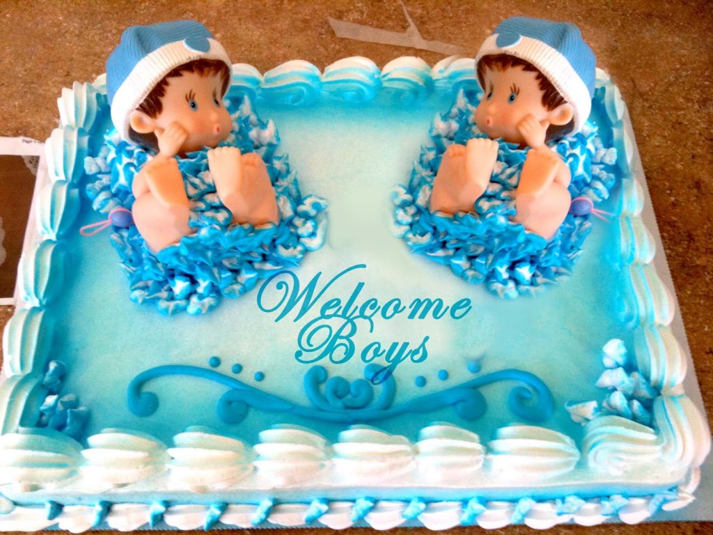 Twin Boys Baby Shower Cake Ideas