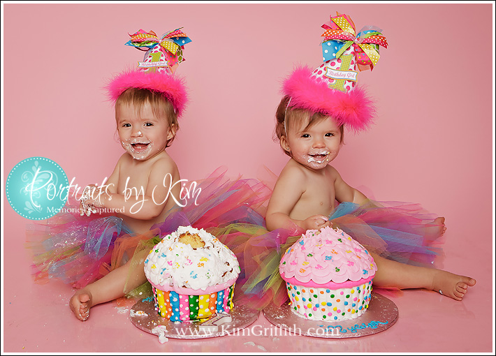 Twin Girls 1st Birthday Cake Ideas