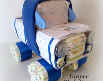 Unique Baby Boy Diaper Cakes