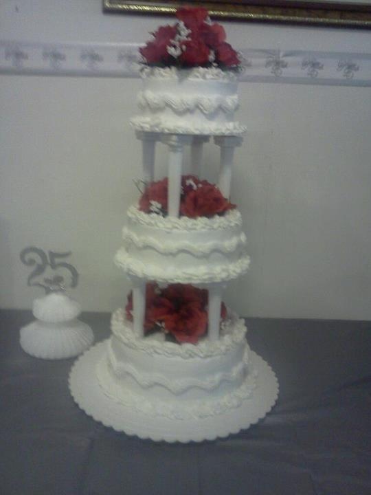 3 Tier Wedding Cake Anniversary