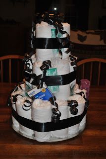 50th Birthday Depends Diaper Cake