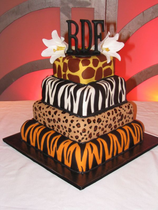 Animal Print Birthday Cake Ideas