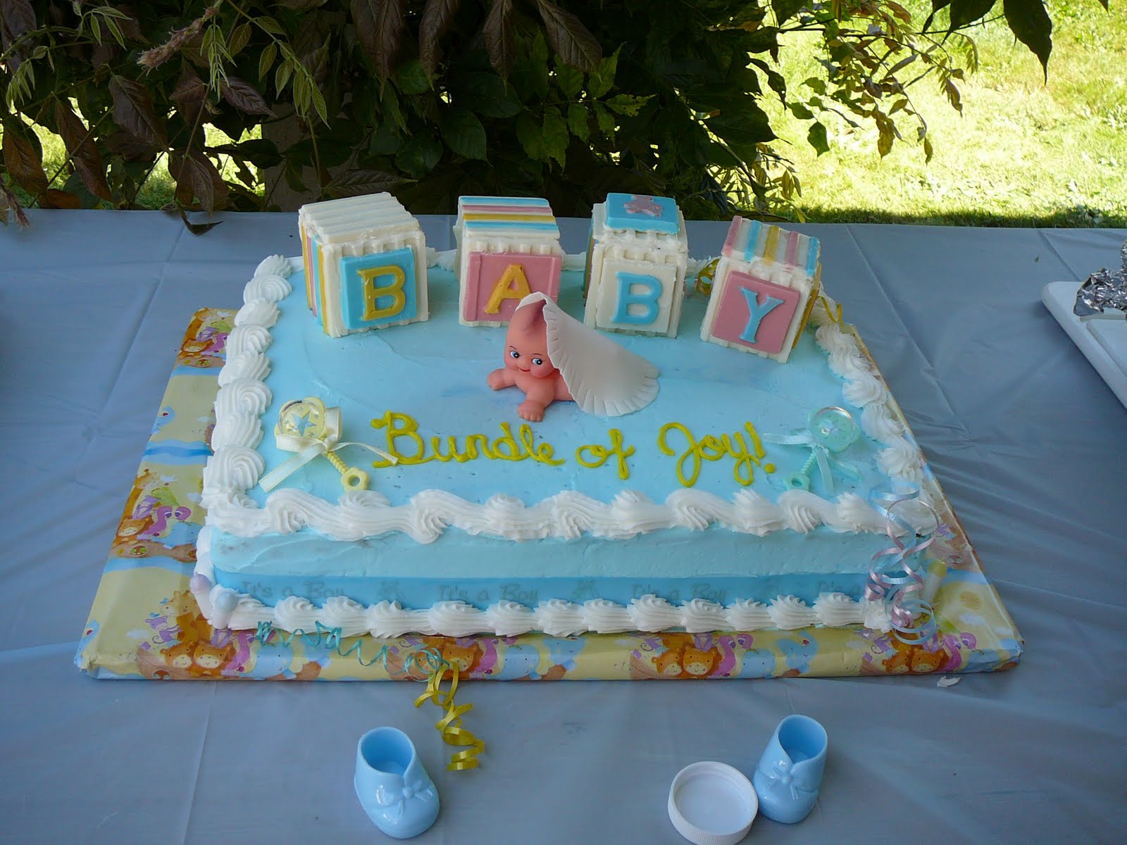 Baby Shower Cakes Made with Buttercream Icing