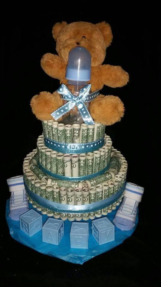 13 Photos of Real Money Baby Shower Cakes