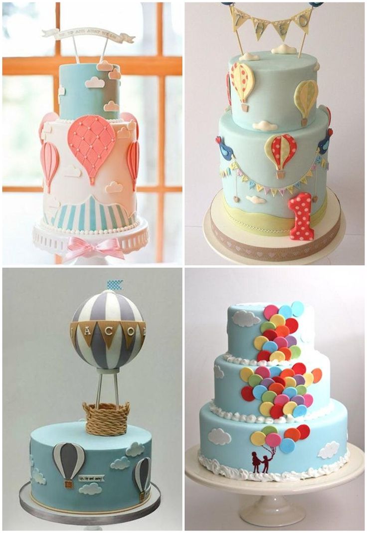 Balloon Birthday Cake Idea