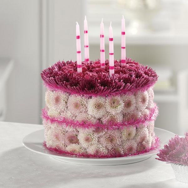 Beautiful Birthday Cakes with Flowers