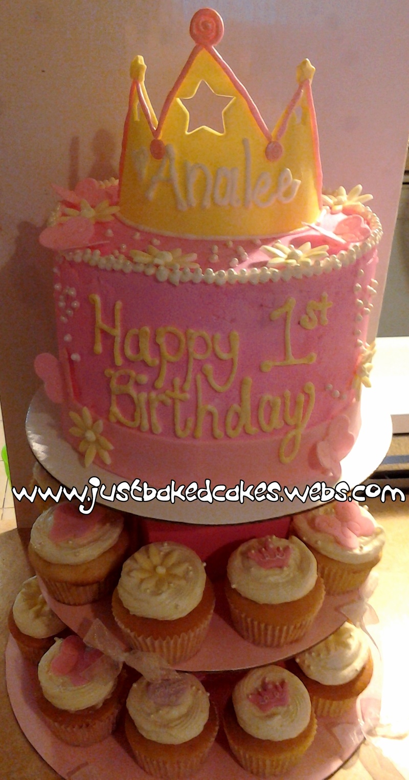 Birthday Butterfly Cupcake Cake