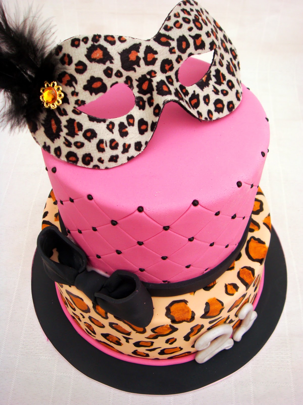 10 Photos of Girly Birthday Cakes Cute Mask