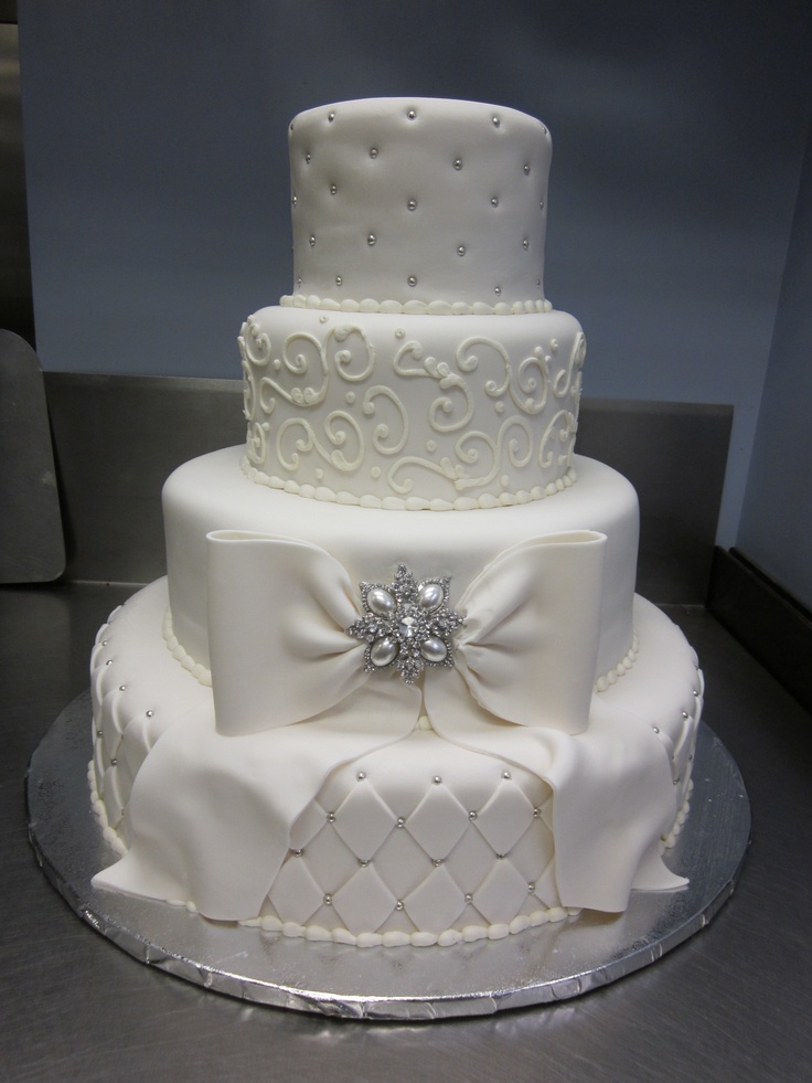 Blinged Out Wedding Cake