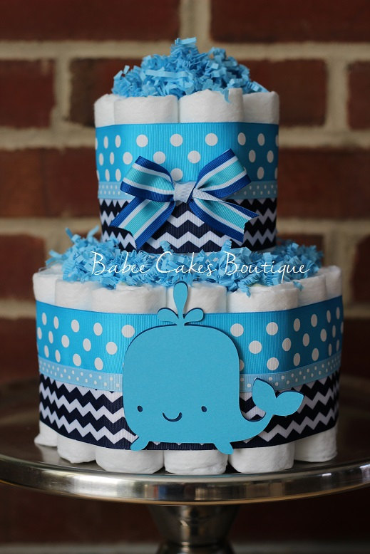 Boy Baby Shower Diaper Cake