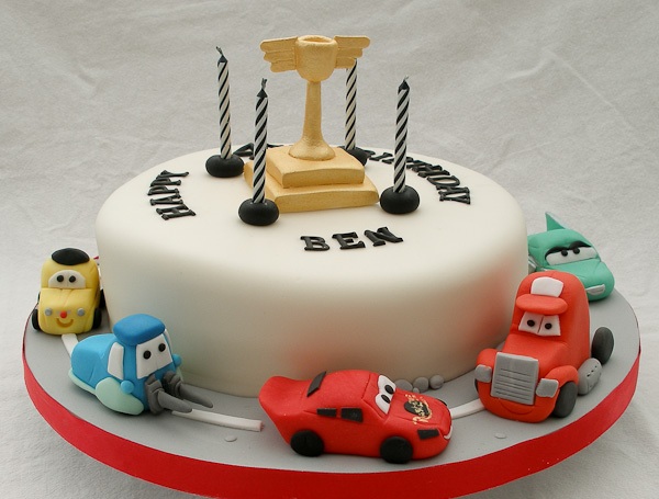 6 Photos of Cars Birthday Cakes Men