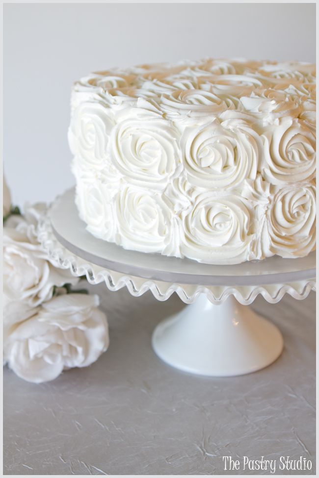 8 Photos of Ivory Buttercream Cakes