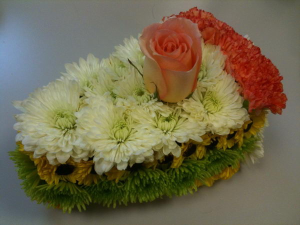 Cake Shaped Flower Arrangements