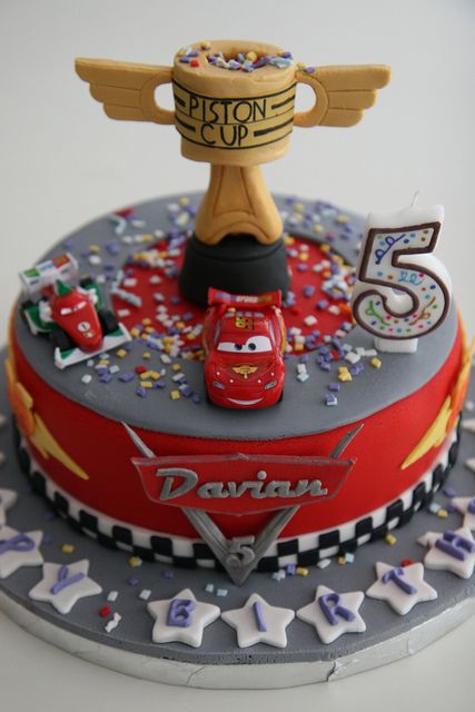 9 Photos of Lightning McQueen Birthday Cupcakes