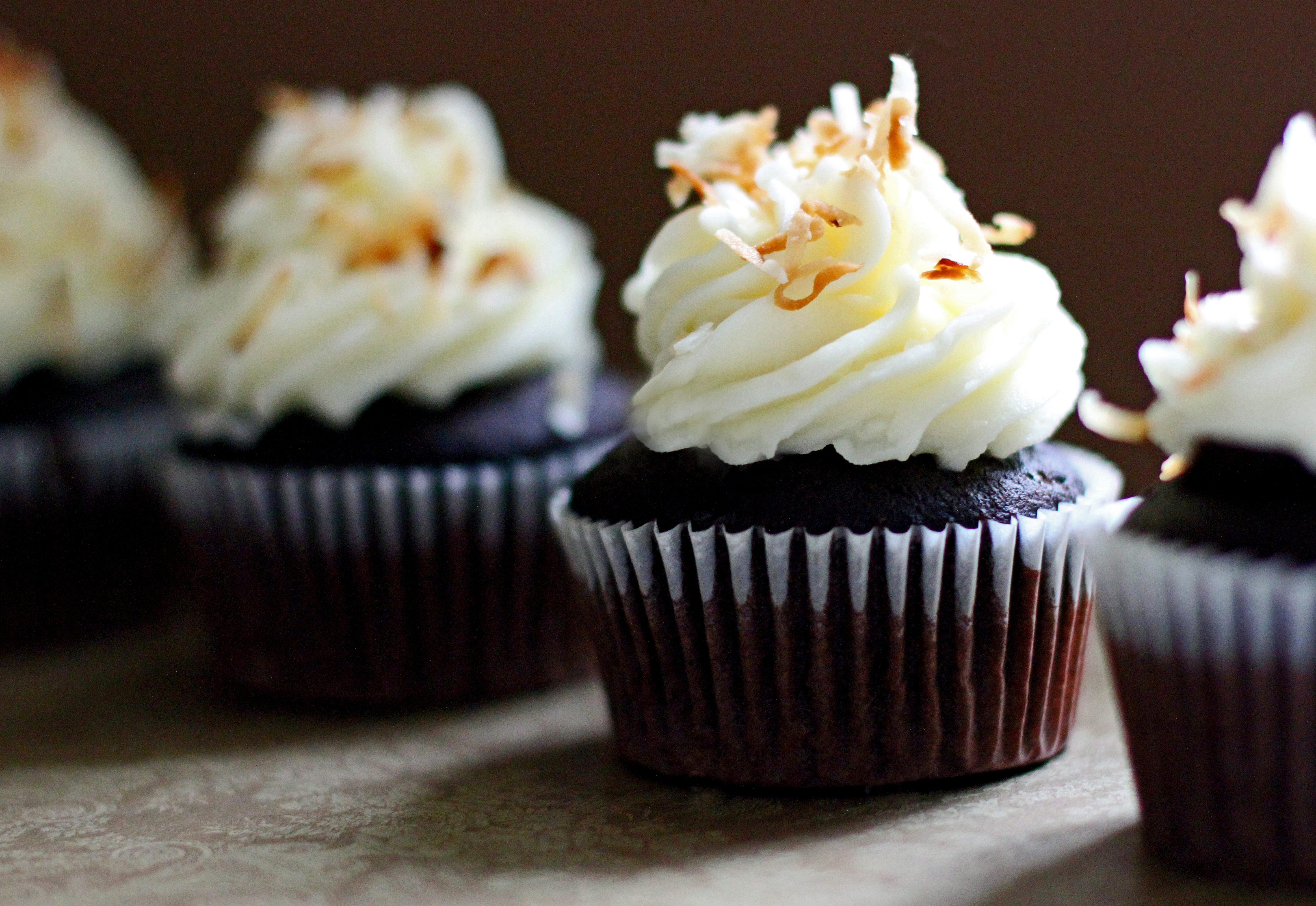 Chocolate Cupcakes with Cream Cheese Filling