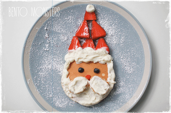 Christmas Santa Claus Pancakes