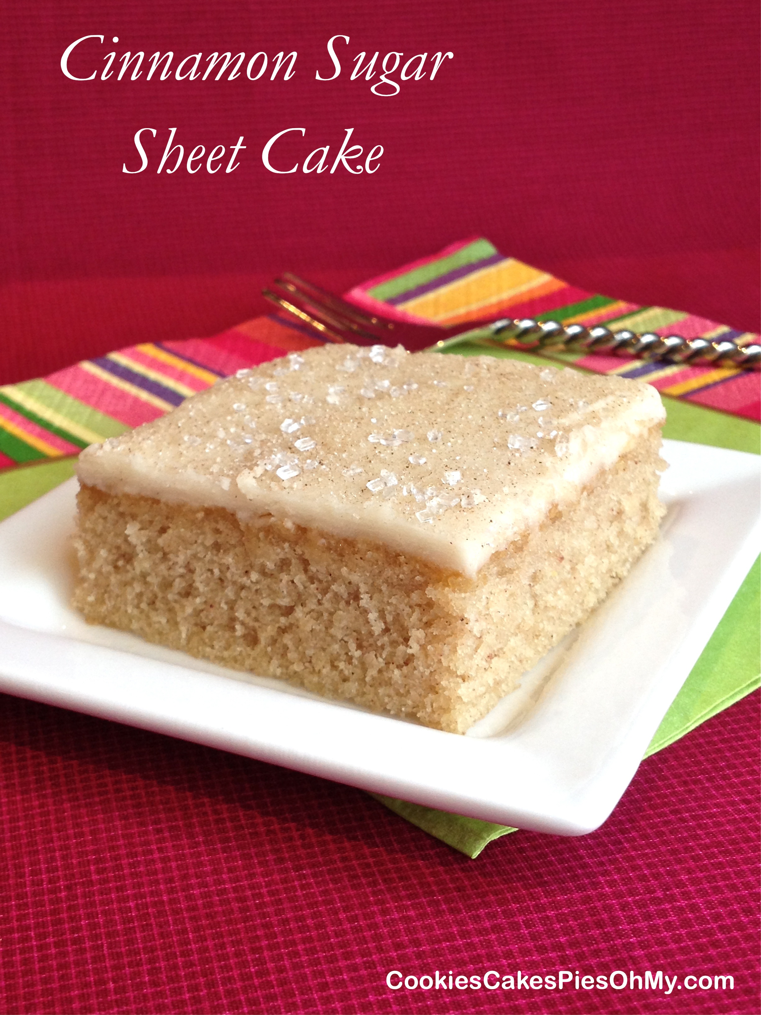 Cinnamon-Sugar Sheet Cake