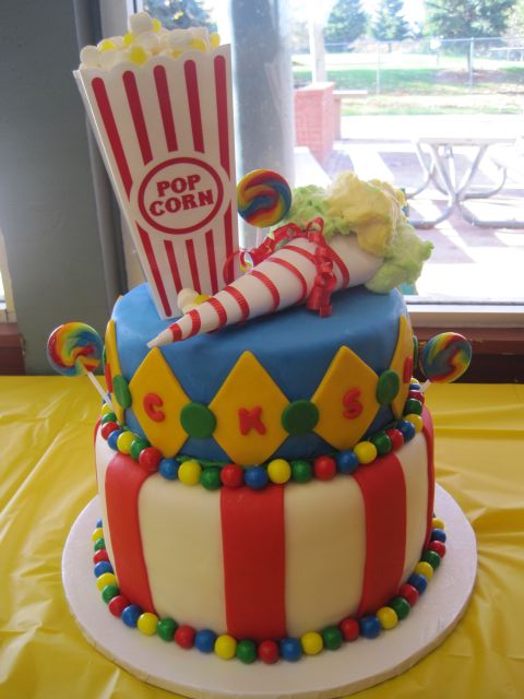 Circus Birthday Cake Idea