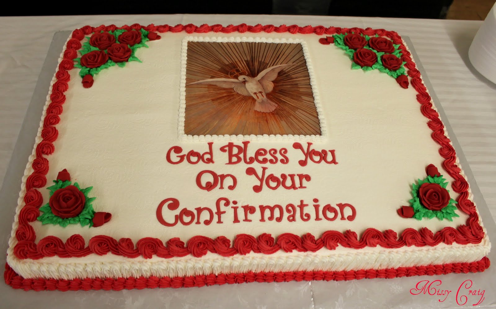 Confirmation Sheet Cake Ideas