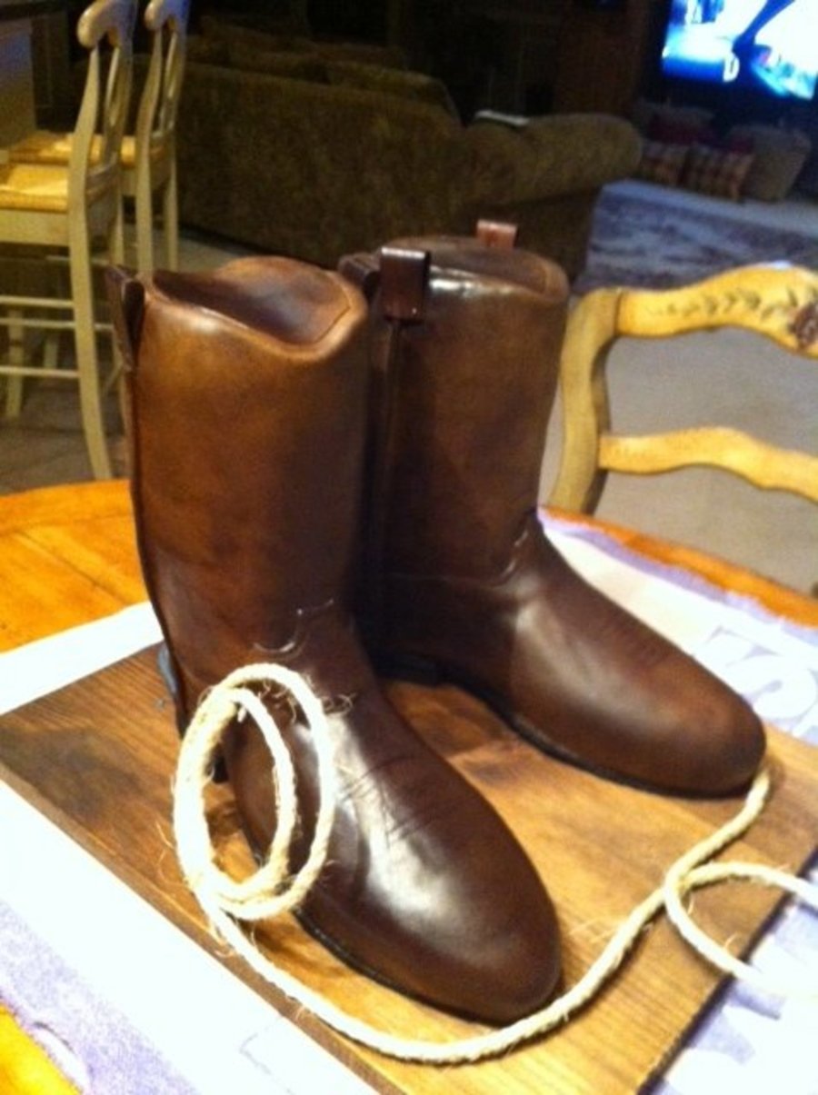 Cowboy Boot Grooms Cake