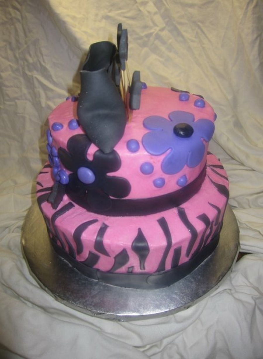 Cute Girly Birthday Cake