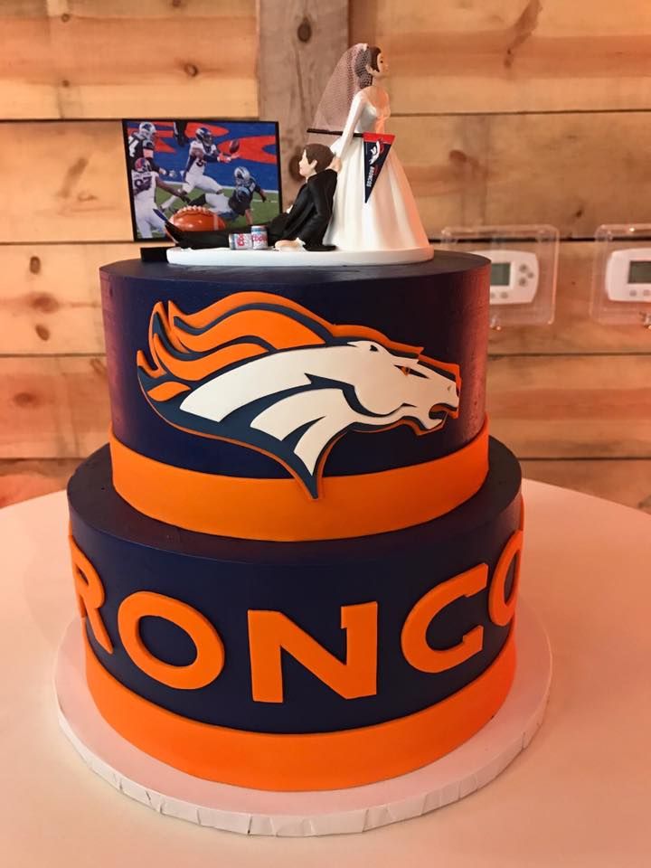 Denver Broncos Birthday Cake