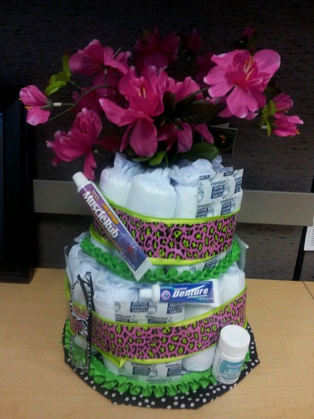 Depends Adult Diaper Cake Ideas