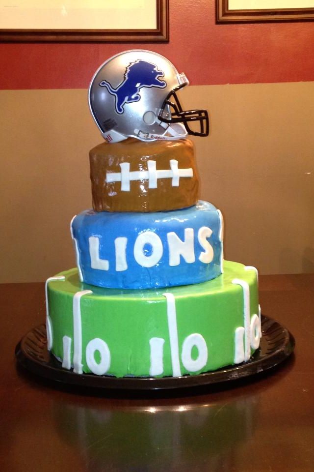 Detroit Lions Birthday Cake