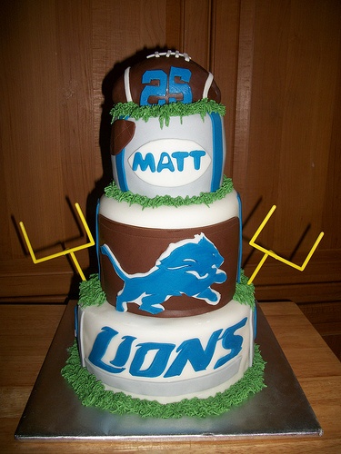 Detroit Lions Cake