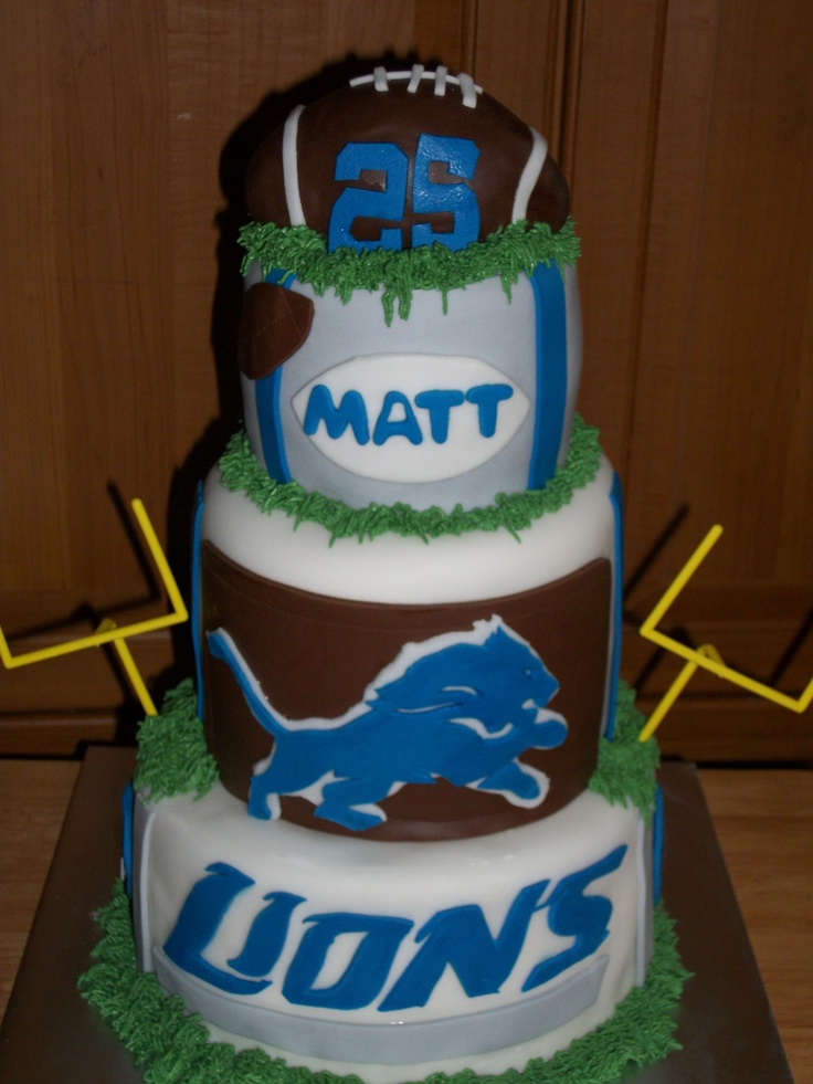 Detroit Lions Cake