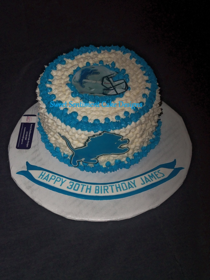 Detroit Lions Cake