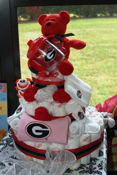 Diaper Cake for an Elephant Themed