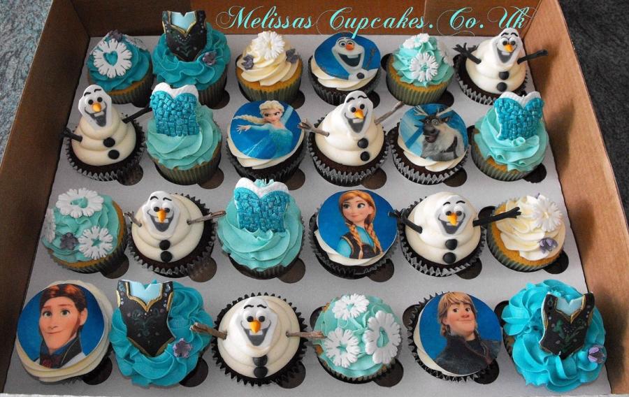 Disney Frozen Theme Cupcakes