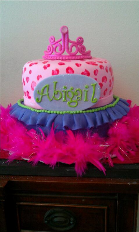 Diva Theme Birthday Cake