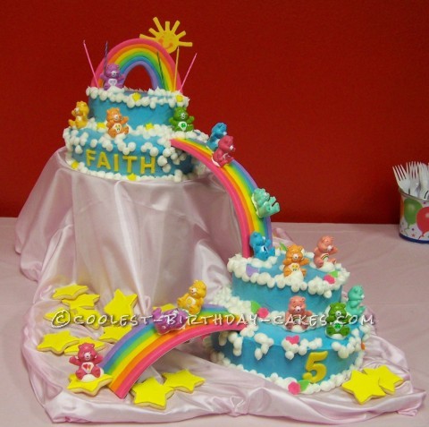 Easy Care Bear Birthday Cake