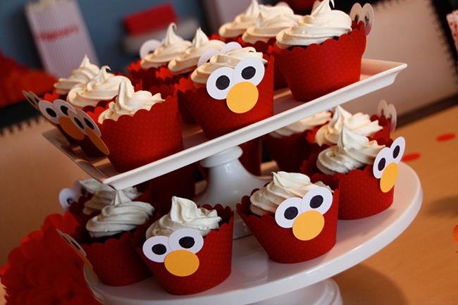 Elmo Cupcake Wrappers